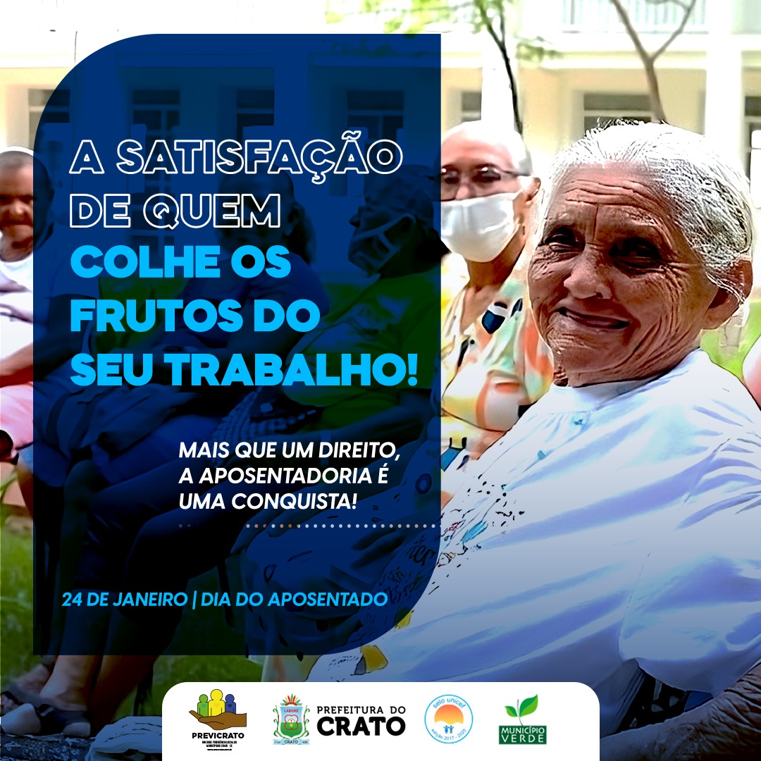 Dia 24 de janeiro de 2023 – Dia do Aposentado